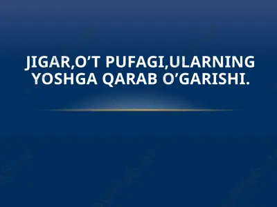 jigar (hepar) — PPTX