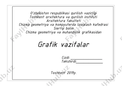 grafik vazifalar — PDF