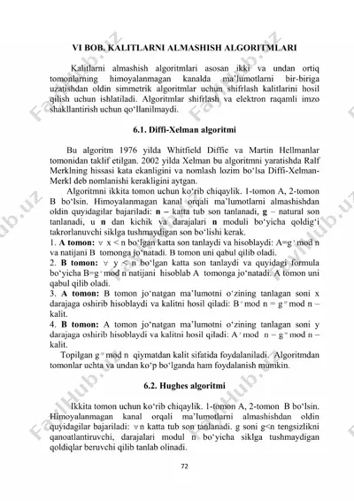 diffi-xelman algoritmi — PDF