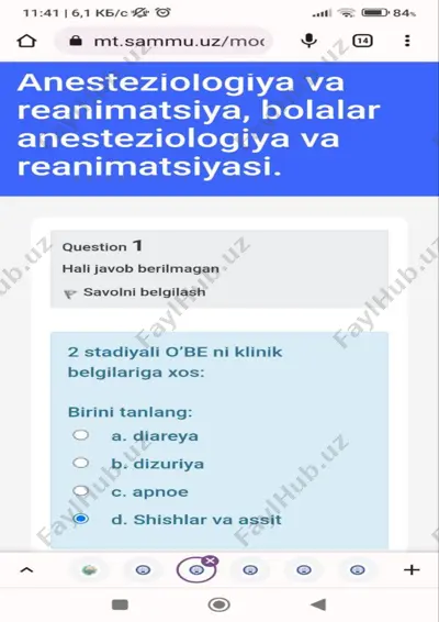 anesteziologiya va reanimatsiya, bolalar — PDF