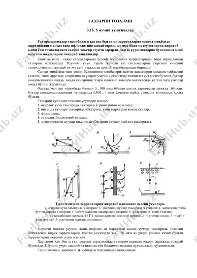 gazlarni tozalash — PDF