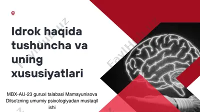 idrok haqida — PDF
