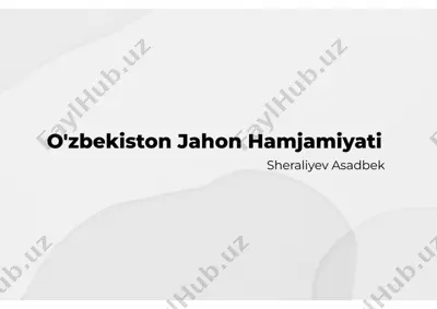 xalqaro hamkorliklar — PDF