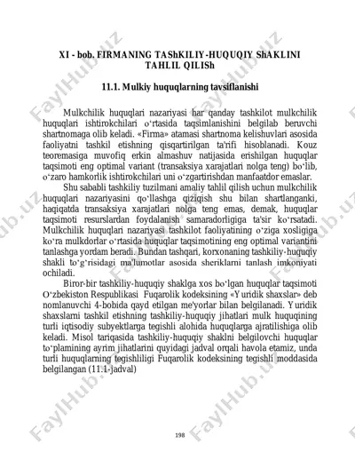 mulkchilik huquqlari nazariyasi — PDF