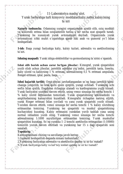 laboratoriya mashg`ulot — PDF