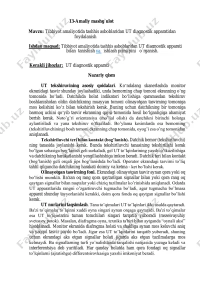 ut diagnostik apparati — PDF