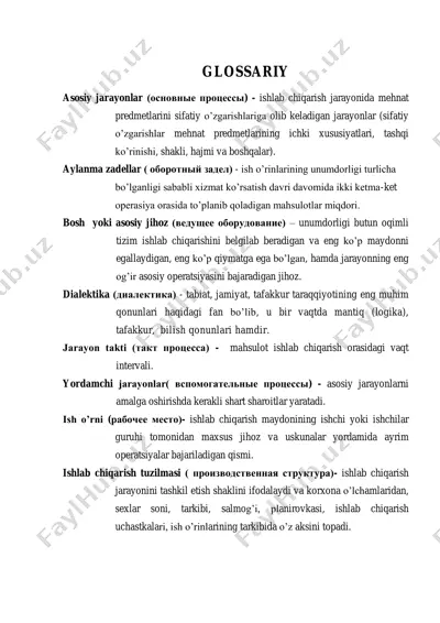 asosiy jarayonlar — PDF