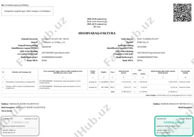 elektr energiyasi to'lovlarining qoplanishi (gaz, elektr energiya va boshqalar) — PDF