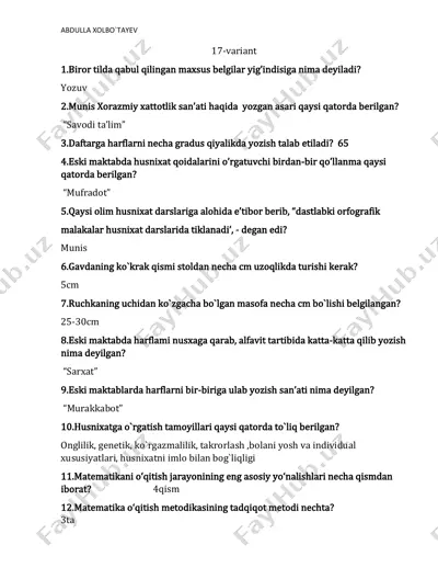 eski maktab husnixati — PDF