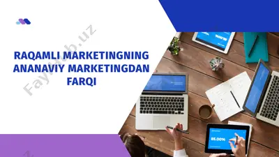 raqamli marketing va an'anaviy marketing farqi — PPTX