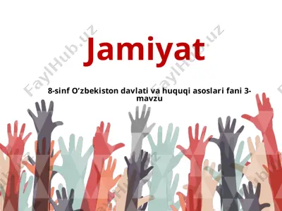 jamiyat 8-sinf — PPTX