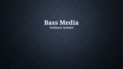 bass media — PPTX