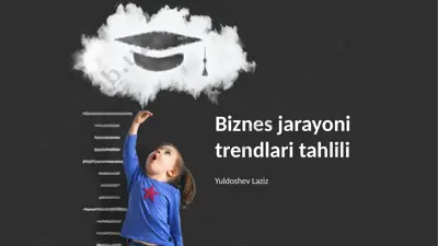 biznes jarayoni trendlari tahlili — PPTX