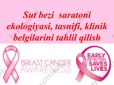 sut bezisaratoni ekologiyasi, tasnifi, klinik belgilarini tahlil qilish — PPT