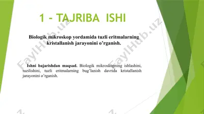 biologik mikroskop — PPTX