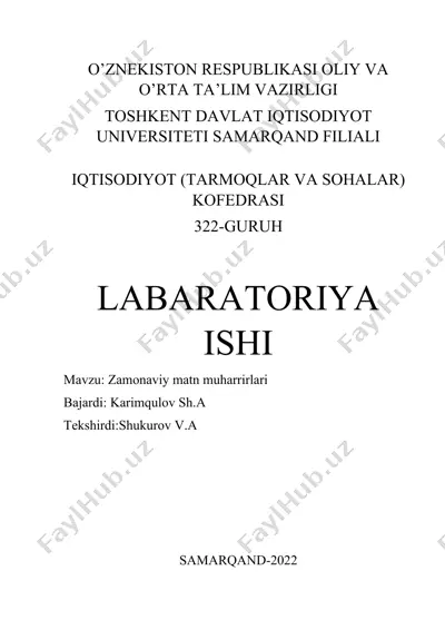 zamonaviy matn muharrirlari — DOCX