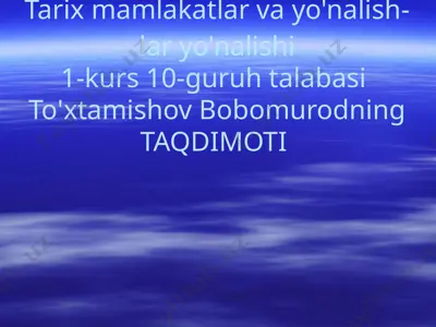 mezolit davri tarixi — PPTX