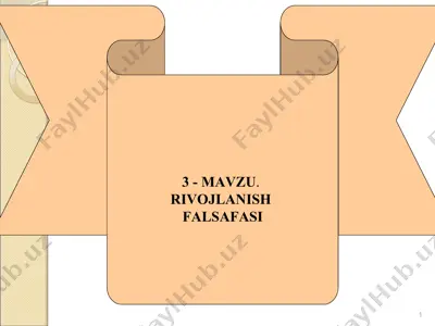 rivoylanish falsafasi — PPTX