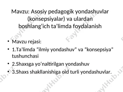 muammoli ta’lim - rivojlantiruvchi ta’lim texnologiyasi — PPT