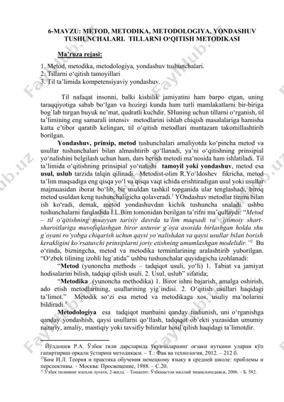 tillarni o‘qitish metodikasi — DOCX
