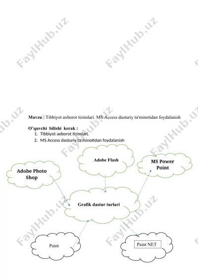 tibbiyot axborot tizimlari — DOCX