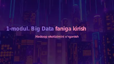 big data faniga kirish. hadoop ekotizimini o‘rganish — PDF