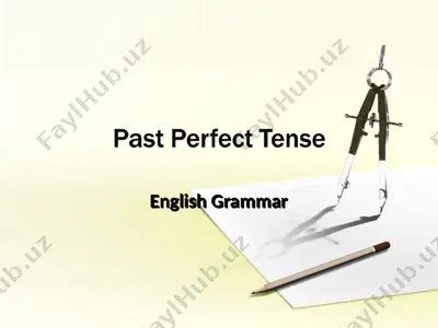 past perfect tense — PPT