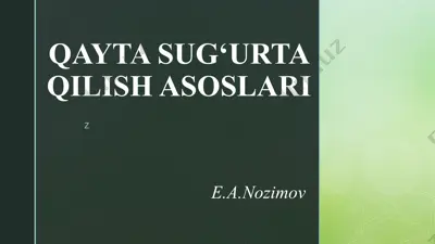 qayta sug‘urtaqilish asoslari — PPTX