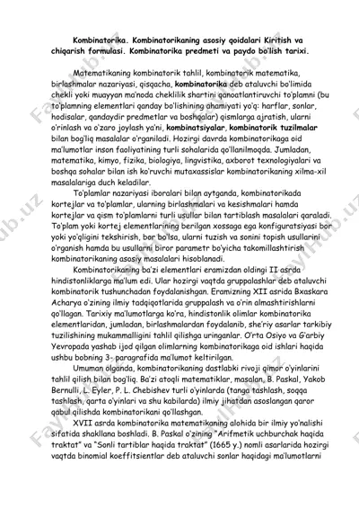 kombinatorika — DOCX