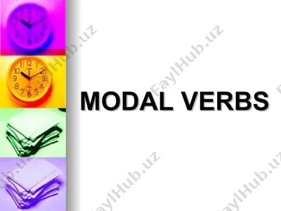 modal verbs — PPT