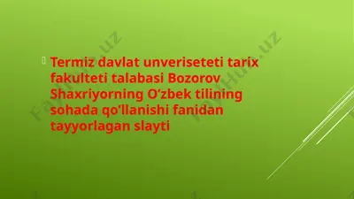 tarjimayi hol — PPTX