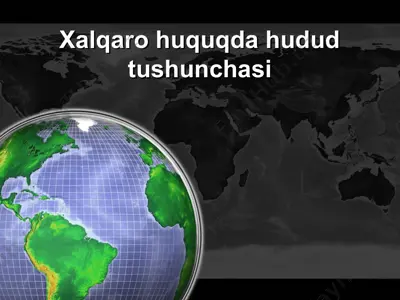xalqaro huquqda hudud tushunchasi — PPT
