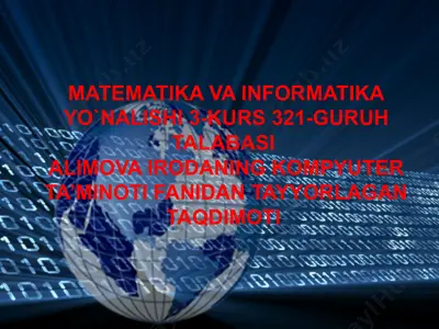 kompyuter — PPTX