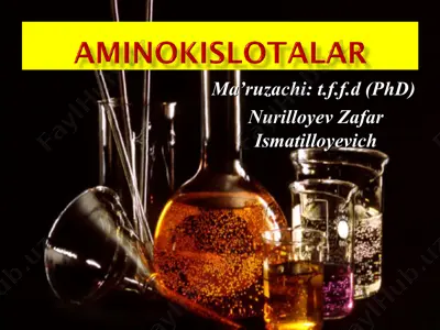 aminokislotalar — PPT