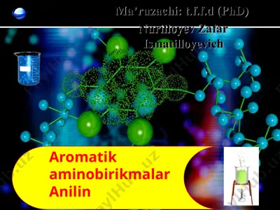 aromatik aminobirikmalar — PPT