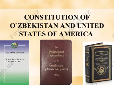 constitution of uzbekistan and united states of america — PPT