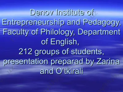 presentation on describing people personality — PPT