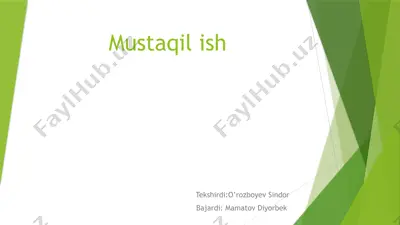 bank klient dasturi — PPTX