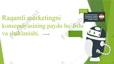 raqamli marketing — PPTX