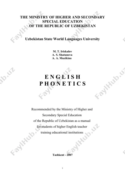 english phonetics — DOC