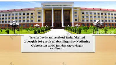 buxoro amirligida mansablar va vazifalari — PPTX