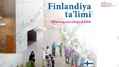 finlandiya ta'limi — PPTX