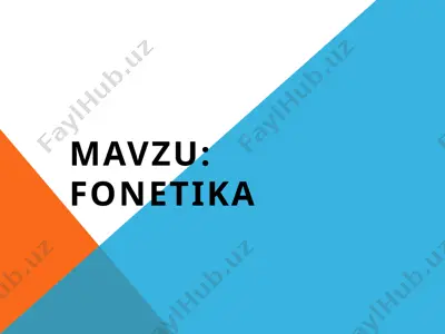 fonetika — PPTX