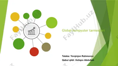 global kompyuter tarmoqlari — PPTX
