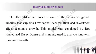 harrod-domar model — PPTX