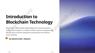 introduction to blockchain technology — PPTX