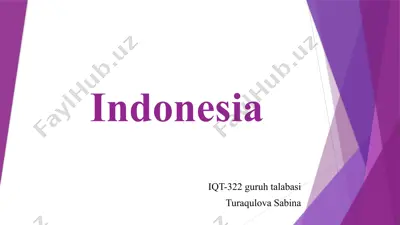 indonesia — PPTX
