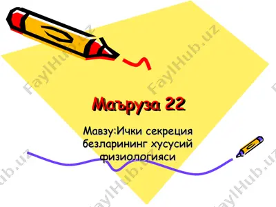 маъруза22 — PPT