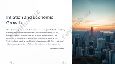 inflation and economic growth — PPTX