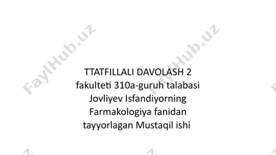 nikotinizm va uning asoratlari — PPTX